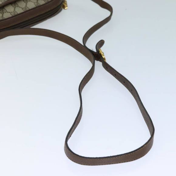 GUCCI GG Supreme Web Sherry Line Shoulder Bag Beige Green 116 02 089 Auth 73003 - Picture 7 of 16